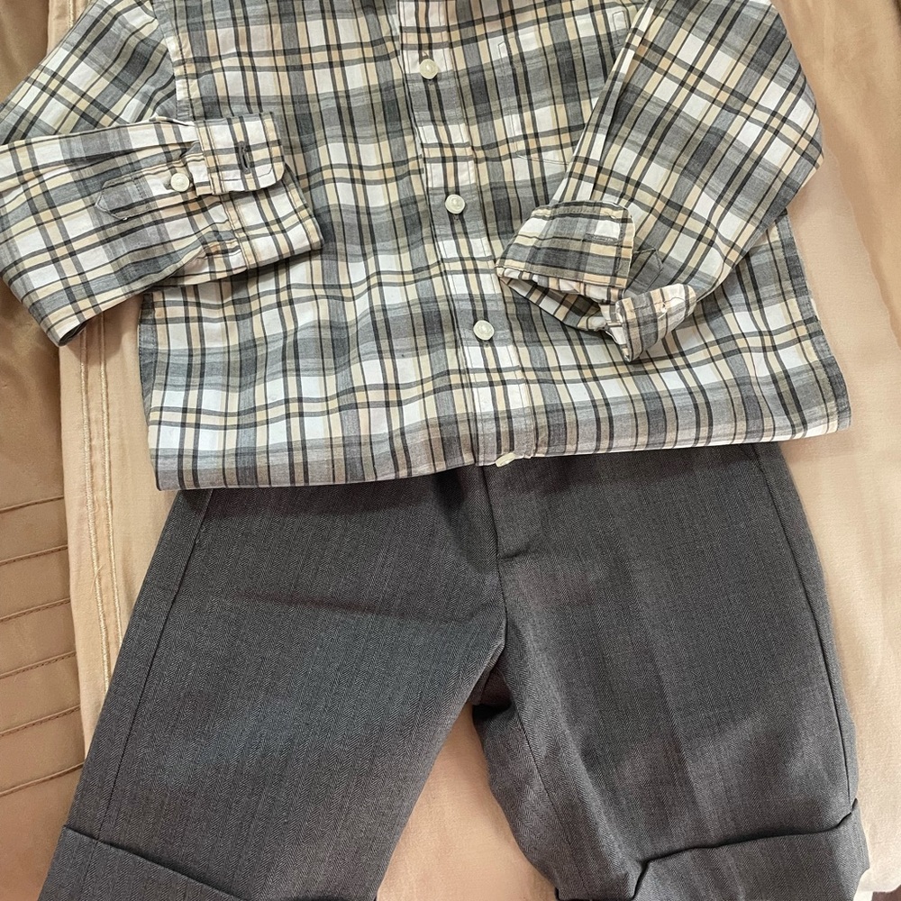 Janie and Jack special occasion shirt and pants